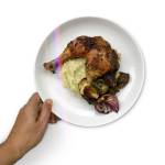 rainbow roast chicken, parsnips and brussesl sprouts - Chef Whitney Aronoff | Starseed Kitchen
