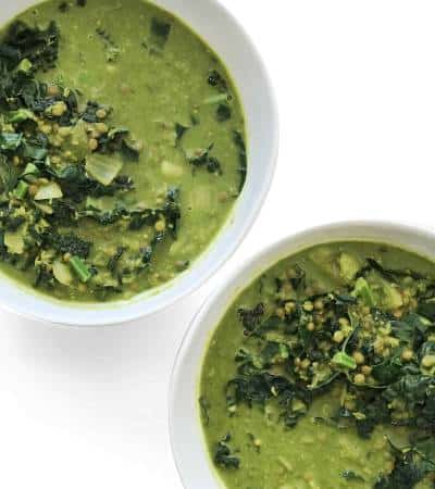 Green Curry Lentils With Kale & Coconut Milk - Chef Whitney Aronoff | Starseed Kitchen