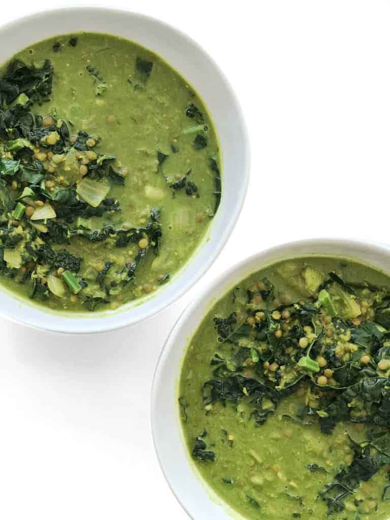 Green Curry Lentils With Kale & Coconut Milk - Chef Whitney Aronoff | Starseed Kitchen