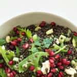 Black Lentil & Pomegranate Salad - Chef Whitney Aronoff | Starseed Kitchen