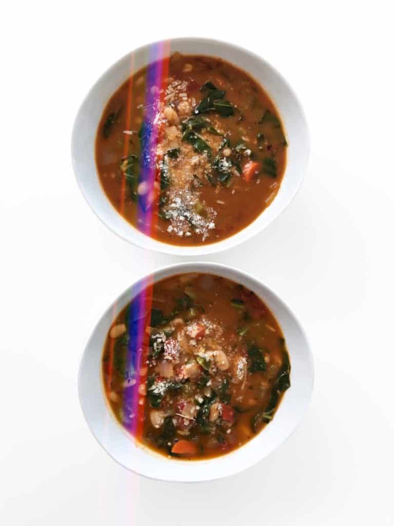 Smoky White Bean & Collard Greens Soup - Chef Whitney Aronoff | Starseed Kitchen
