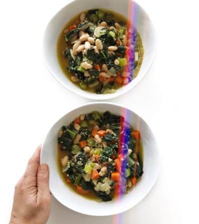 Earthy Vegetarian White Bean Chili - Chef Whitney Aronoff | Starseed Kitchen