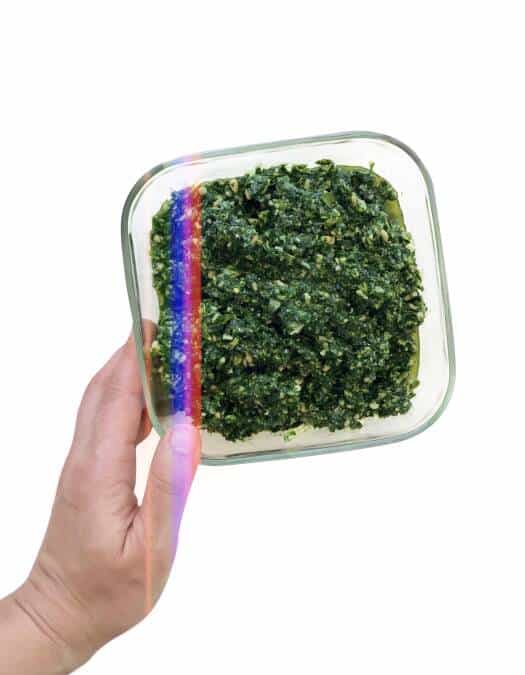 Superfood Kale Basil Pesto & Creamy Coconut Millet with Roasted Vegetables - Chef Whitney Aronoff