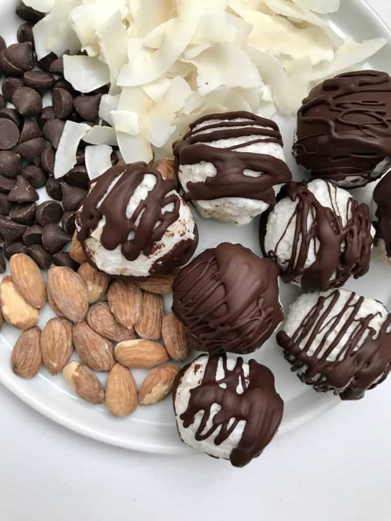 Vegan Coconut Truffles Dipped in Chocolate - Chef Whitney Aronoff | Starseed Kitchen