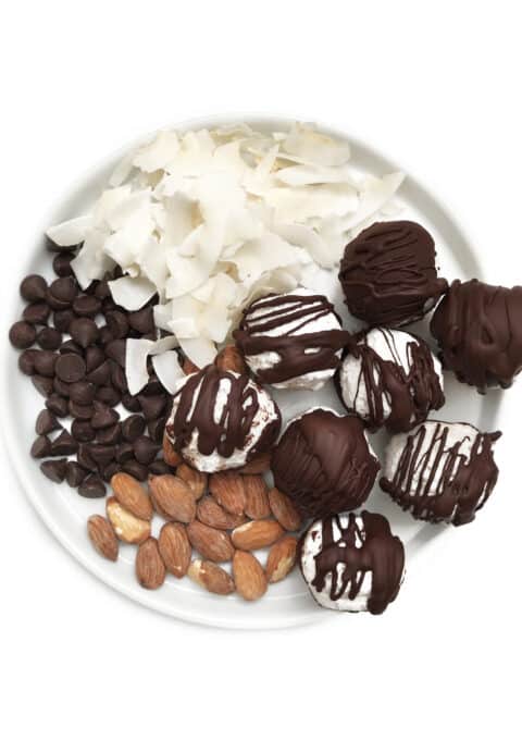 Vegan Coconut Truffles Dipped in Chocolate - Chef Whitney Aronoff | Starseed Kitchen