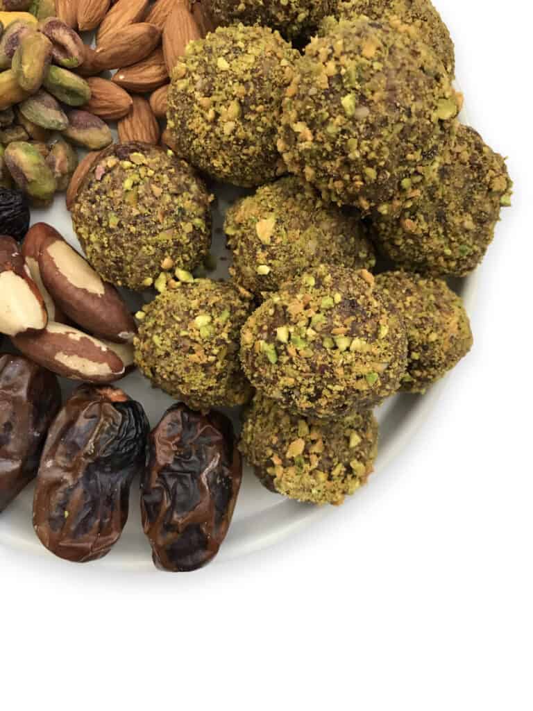 Fig Ball Recipe with Almonds & Pistachios - Chef Whitney Aronoff | Starseed Kitchen
