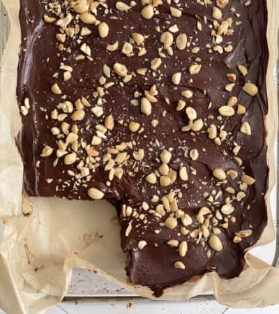 Peanut Butter & Chocolate Ganache Brownies - Gluten Free