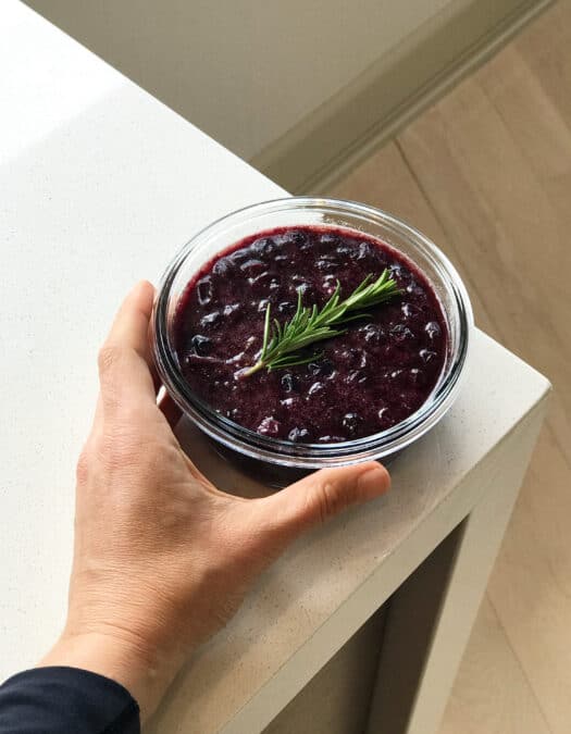 Healthy Blueberry Balsamic Sauce for Steak, Venison, Elk, Chicken, Turkey & Pork