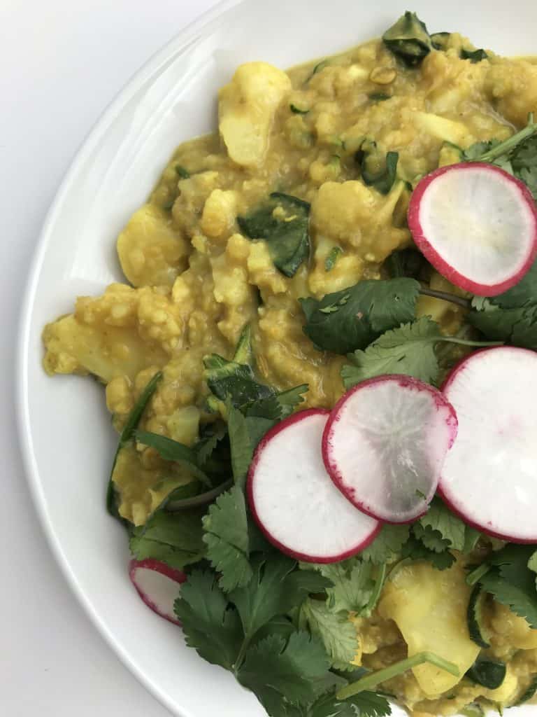 Ayurveda Kitchari Bowl with Cilantro