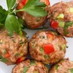 Baked Turkey Meatballs No Breadcrumbs