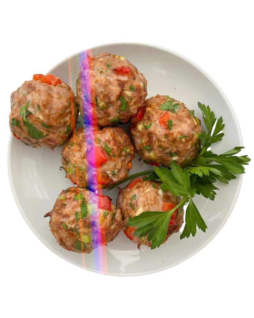 Baked Turkey Meatballs No Breadcrumbs