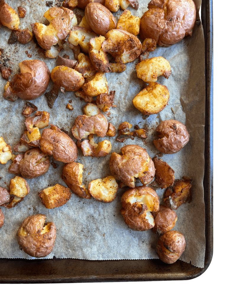 Crispy Baked Smashed Potatoes