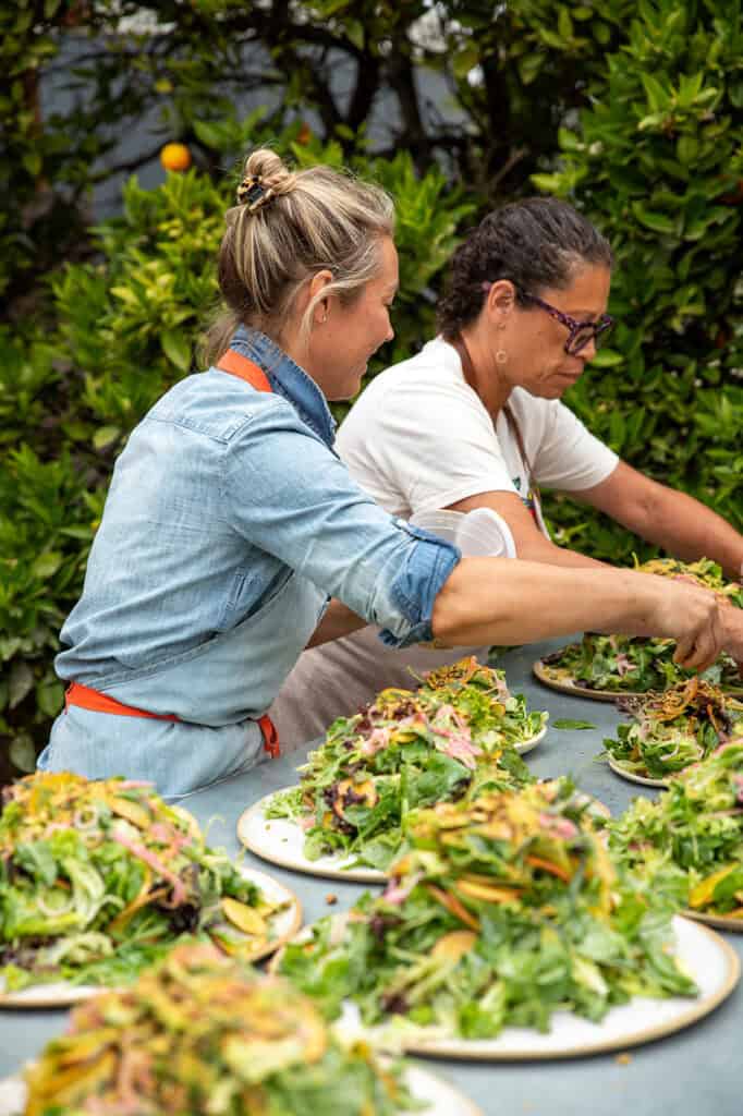 Chef Whitney Aronoff at The Ecology Center in San Juan Capistrano