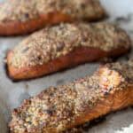 Walnut Maple Crusted Salmon Recipe
