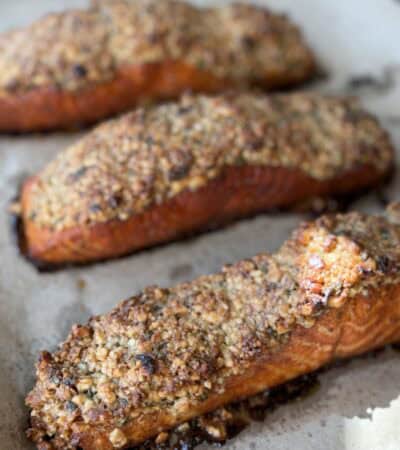 Walnut Maple Crusted Salmon Recipe