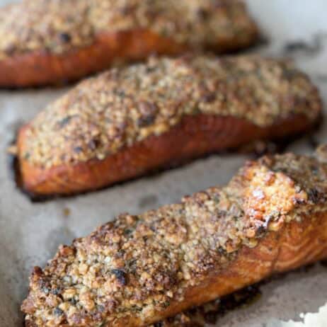 Walnut Maple Crusted Salmon Recipe