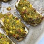 Corn crusted baked halibut recipe